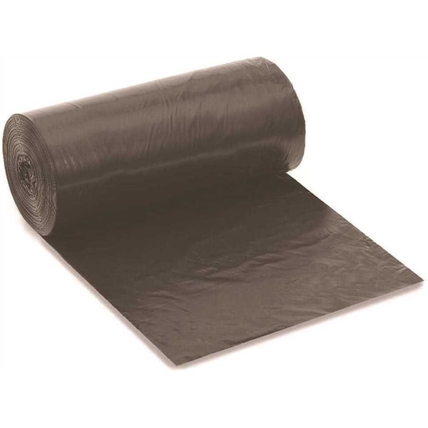33 Gal. 1.5 mil 33 in. x 39 in. Black Can Liner, 100PK